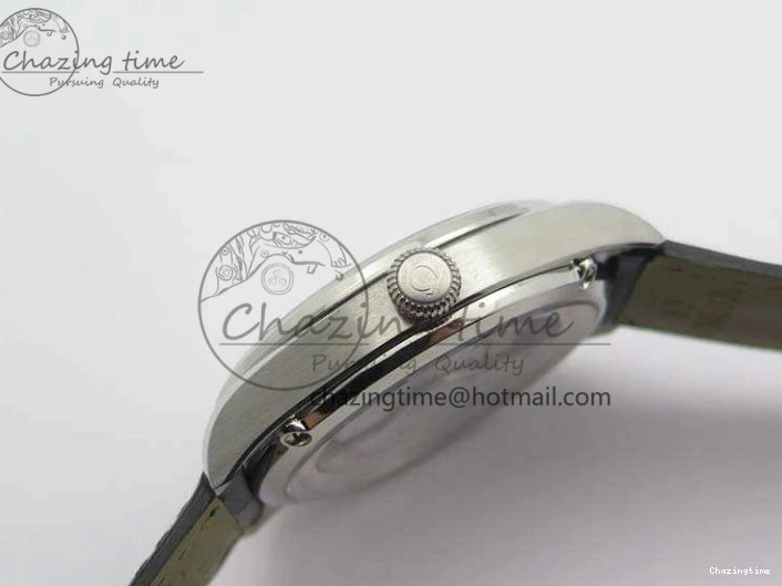 0228 Upgraded Seamaster Edizione Venezia SS Best Edition Blue Dial On Leather Strap A 8121